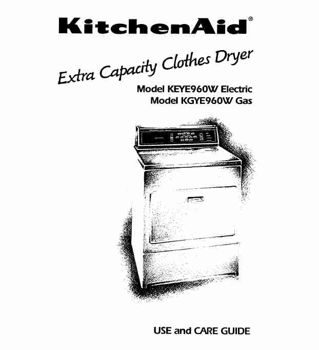 KitchenAid Clothes Dryer KGYE960W-page_pdf